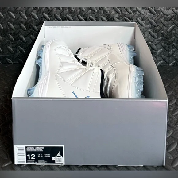 Air Jordan 11 Retro Mid TD Football Cleats Legend Blue Mens‎ Size 12
